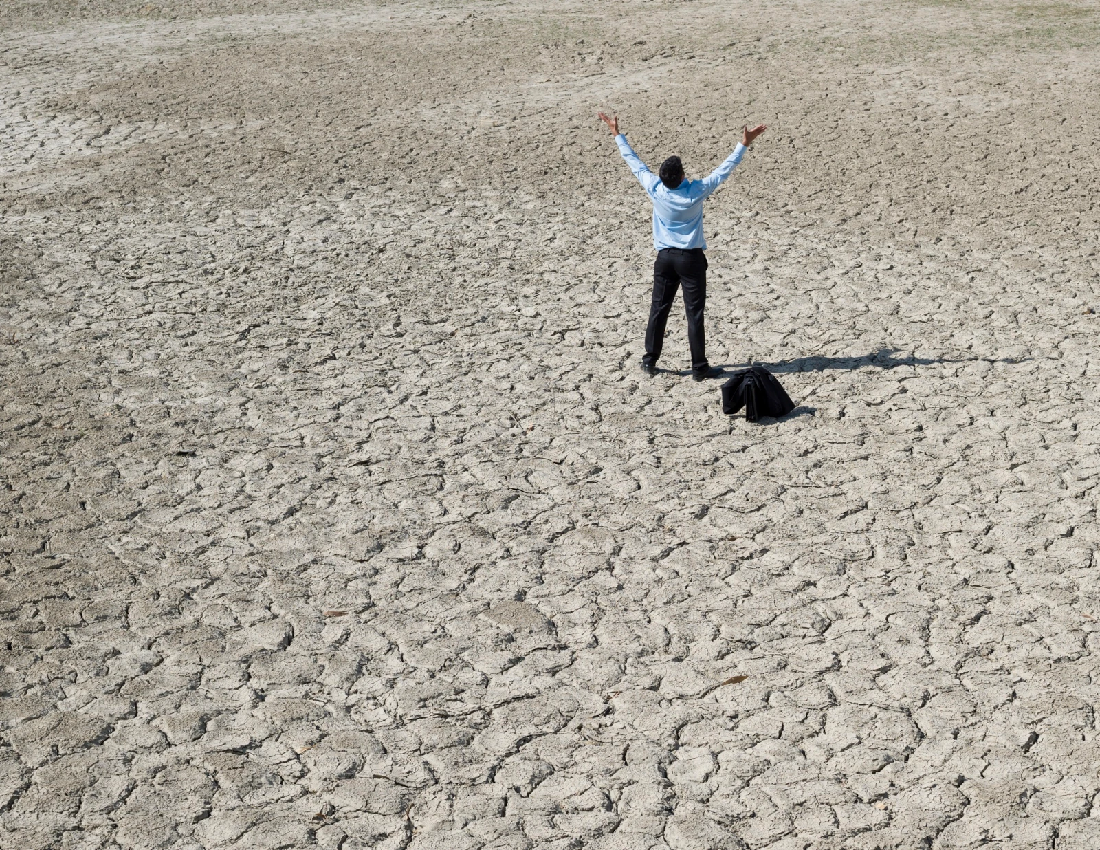 Man lost in desert